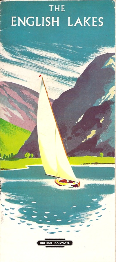 Daphne Padden British Railways leaflet 1960s The English Lakes