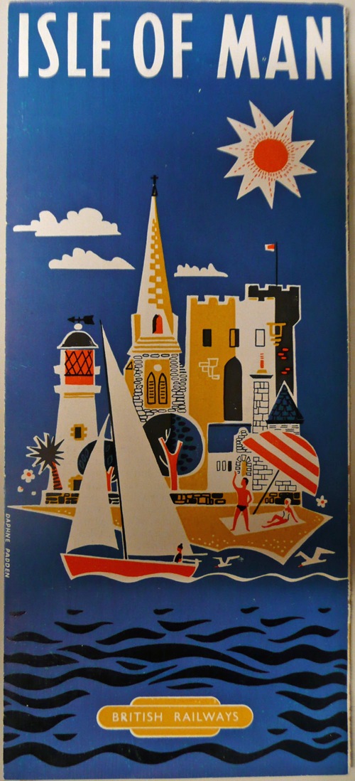 Daphne Padden British Railways Leaflet Isle of Man