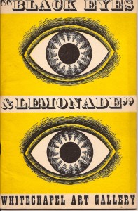 Black Eyes and Lemonade Catalogue cover curated by Barbara Jones whitechapel art gallery