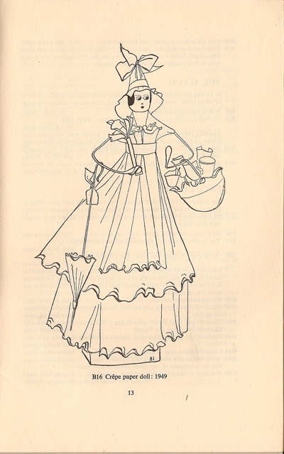 Black eyes and lemonade doll drawing by barbara jones 1951