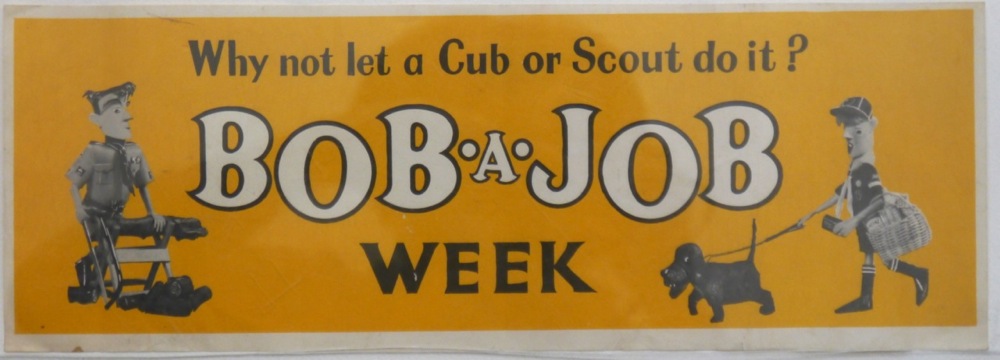 Scout bob a job week poster