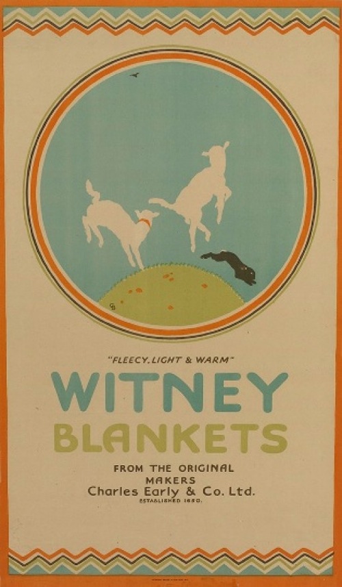 WITNEY BLANKETS "FLEECY, LIGHT AND WARM" NO DATE F Gregory Brown 