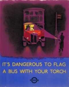 James Fitton World War Two blackout poster London Transport