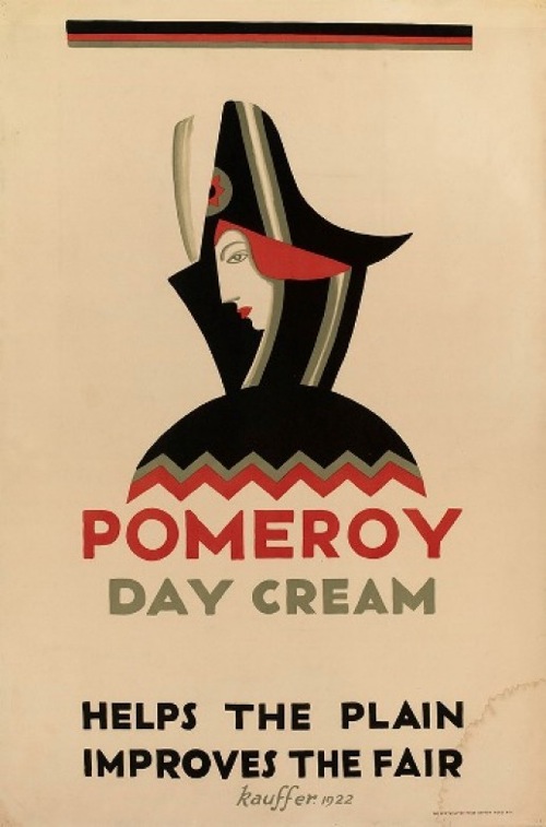 vintage poster POMEROY DAY CREAM 1922 Edward McKnight Kauffer 