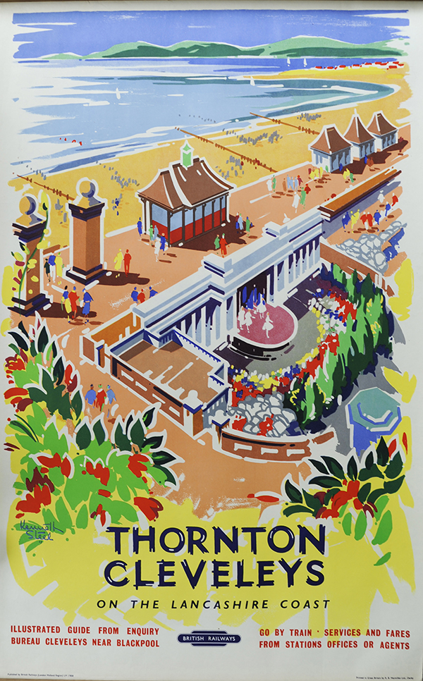 Thornton Cleveleys British Railways poster 1950