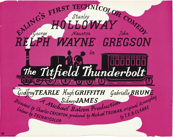 Edward Bawden Titchfield Thunderbolt film poster 1953