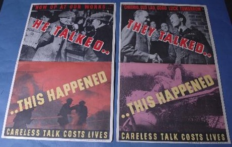 He talked this happened world war two propaganda poster britain home front