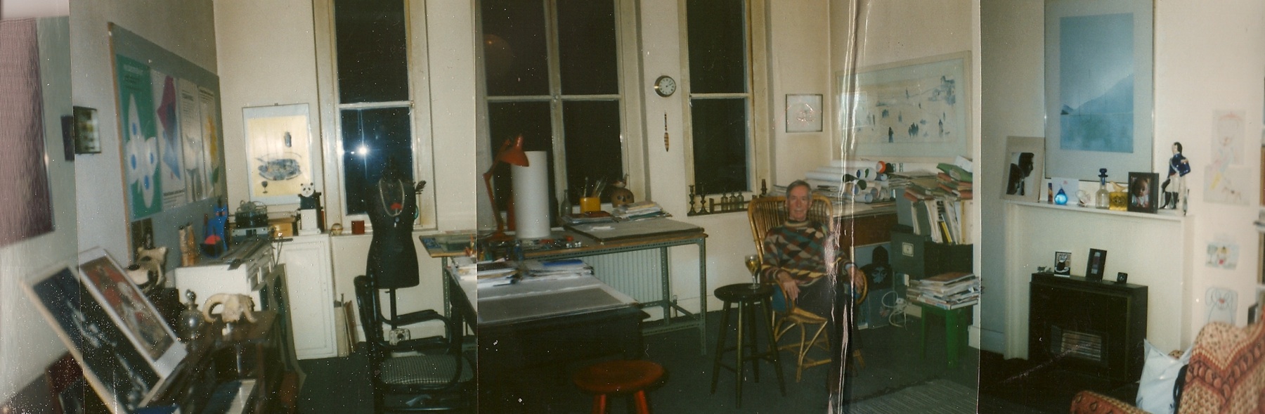 Tom Eckerslye in his study