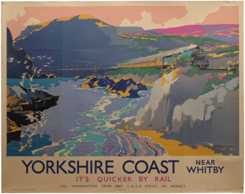 Frank Mason Yorkshrie Coast vintage LNER 1930s railway poster