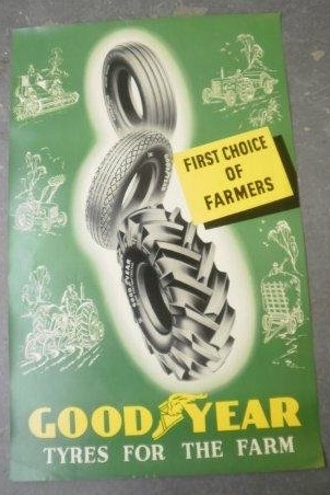 Goodyear tyres for farmers advertising posters
