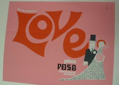 Dorrit Dekk Love Post Office Savings Banks poster 1960s