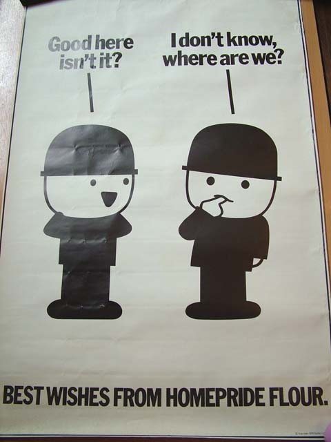 Homepride flour poster where are we