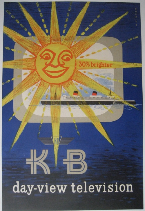 Henrion KB day view television poster.