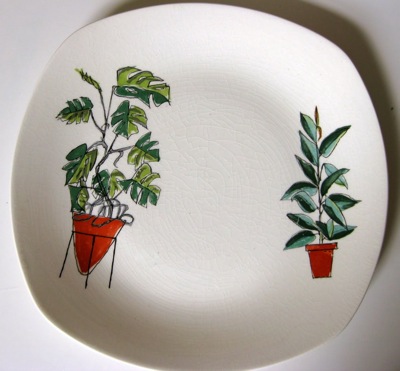 Terence Conran midwinter pot plants ceramic design