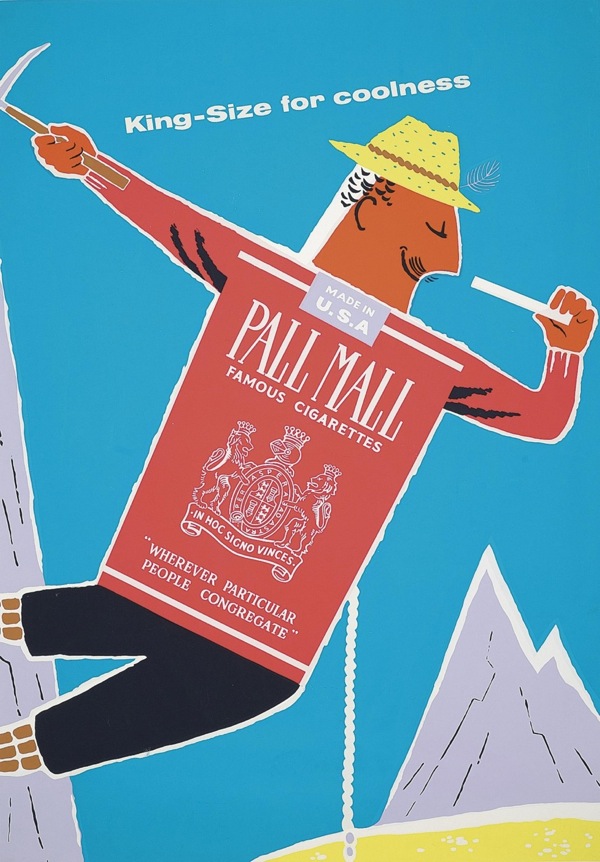 Daphne Padden Pall Mall Ski poster