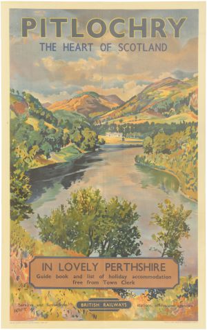 Pitlochry British Railways Poster McIntosh Patric