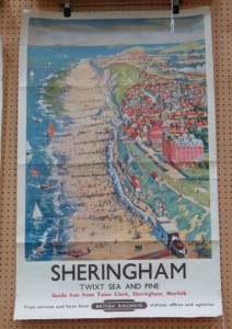 Sheringham british railways posters 1950s