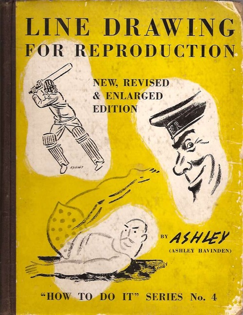 Ashley Havinden Line drawing for reproduction cover