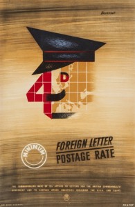BROMFIELD FOREIGN LETTER. GPO lithograph in colours, 1951 poster