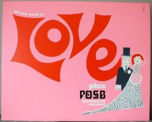 Dorrit Dekk post office savings bank love poster
