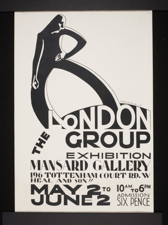 McKnight Kauffer London Group Mansard Gallery 1917