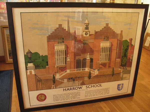 Norman Wilkinson Harrow School LNER poster