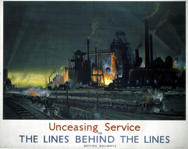 The Lines behind the Lines’, BR poster, 1939-1945.