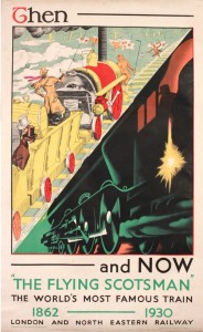 A r thomson then and now lner poster flying scotsman
