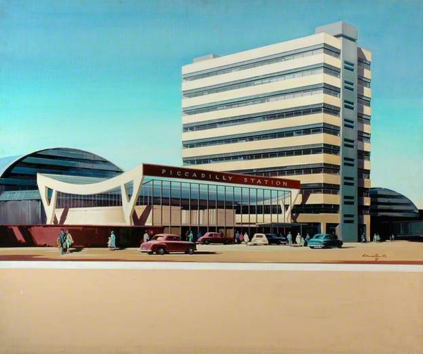 Claude Buckle new manchester Piccadilly painting artwork