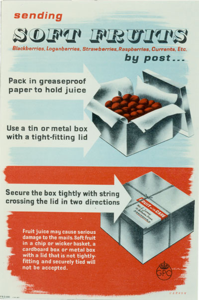 soft fruit packing gpo poster