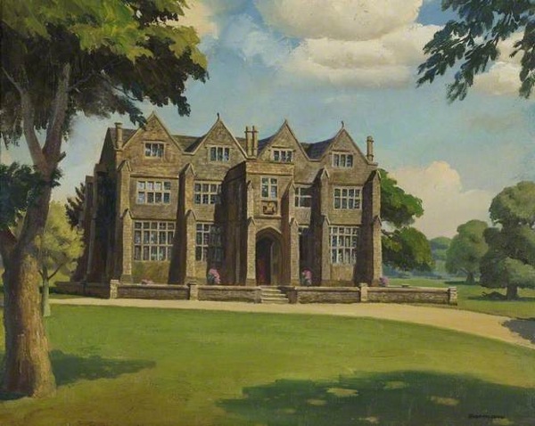 Timsbury Manor painting by AlanDuman