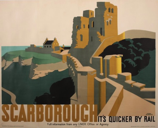 Frank Newbould (1887-1951) Scarborough, original poster printed for LNER poster by Waterlow c. 1930