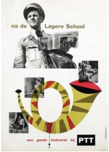 Dutch PTT poster 1950s