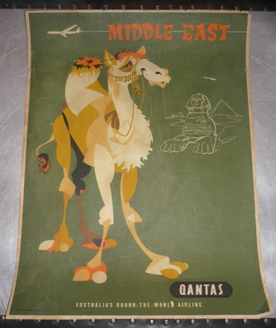Quantas Camel poster from Ebay