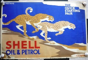 Shell petrol cheetahs the quick starting pair poster