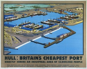 Hull: Britains Cheapest PortÕ, LNER poster, 1929.