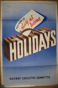 British Railways wartime holiday at home poster