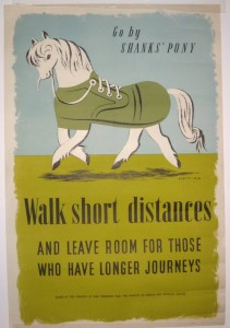 Lewitt Him Shanks Pony world war two home front poster