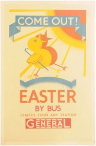 Come out for easter LT poster 1920s