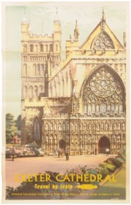 Exteter Cathedral British Railways poster linford