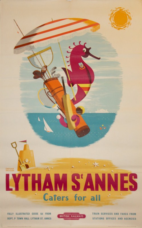Daphne Padden lytham st Annes British Railway poster