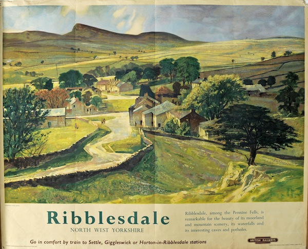 1955 Greene Ribblesdale British Railways poster