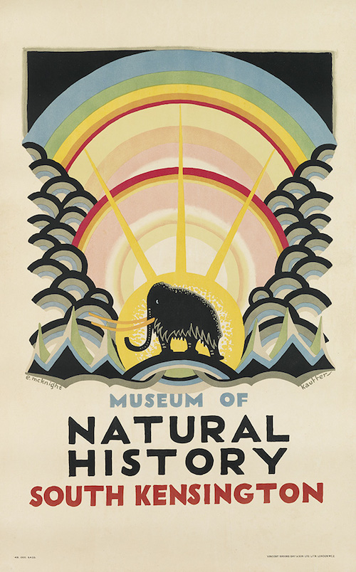 EDWARD MCKNIGHT KAUFFER (1890-1954) MUSEUM OF NATURAL HISTORY. 1923