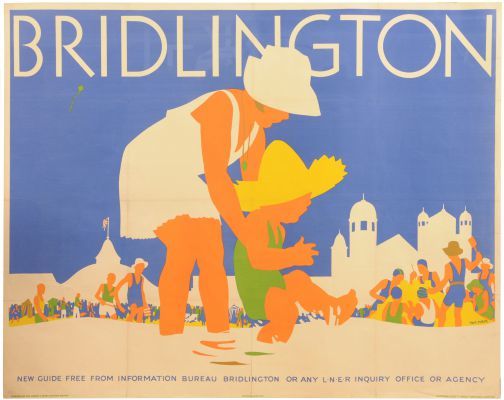 Tom Purvis Bridlington LNER poster