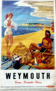 Weymouth British Railways poster 1950s