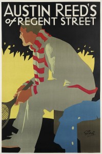 TOM PURVIS (1888-1959) AUSTIN REED'S OF REGENT STREET. Circa 1930. poster
