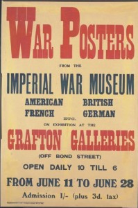 Imperial war museum poster exhibition poster graft on galleries