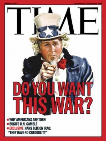 Time magazine cover Bush as Uncle Sam