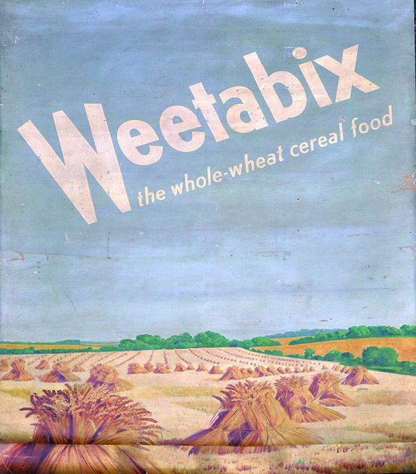 Weetabix poster original oil painting