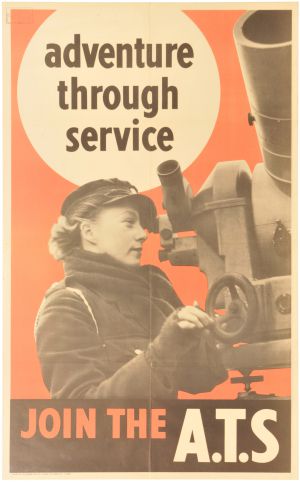 World War two ats propaganda poster